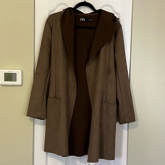 Zara L Wrap Coat - Picture 2 of 8